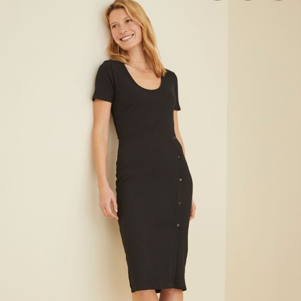 NWT Amour Vert Allegra Ribbed Dress